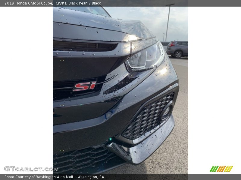 Crystal Black Pearl / Black 2019 Honda Civic Si Coupe