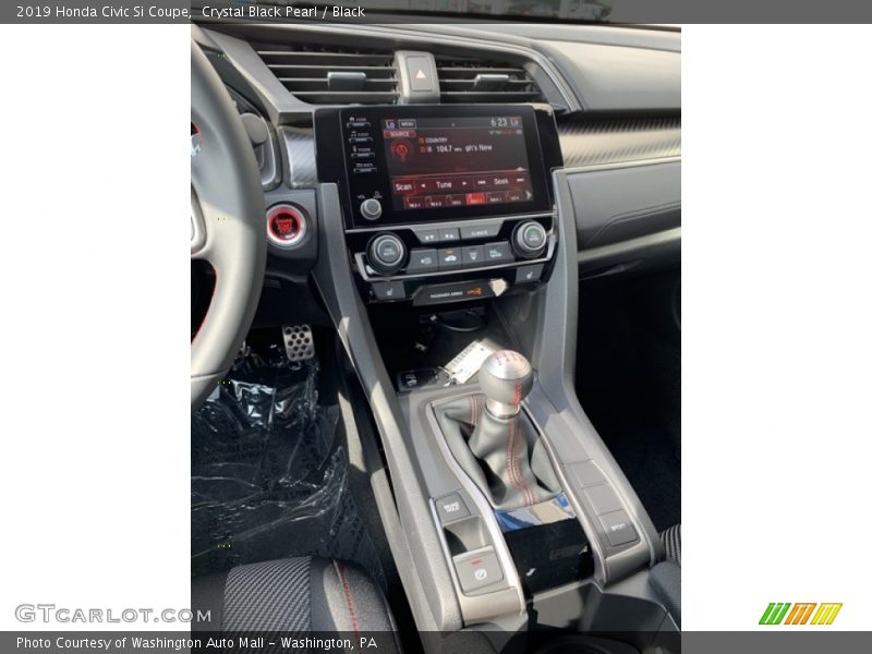 Crystal Black Pearl / Black 2019 Honda Civic Si Coupe