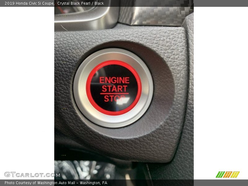 Crystal Black Pearl / Black 2019 Honda Civic Si Coupe