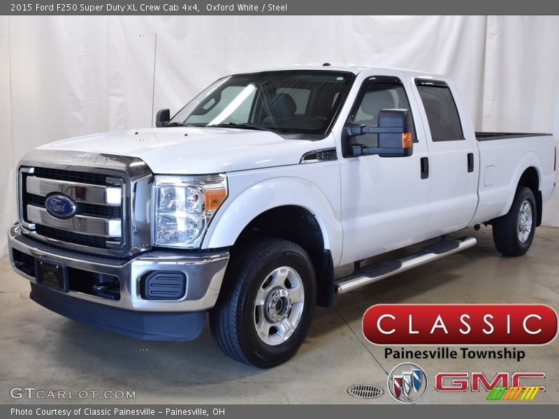 Oxford White / Steel 2015 Ford F250 Super Duty XL Crew Cab 4x4