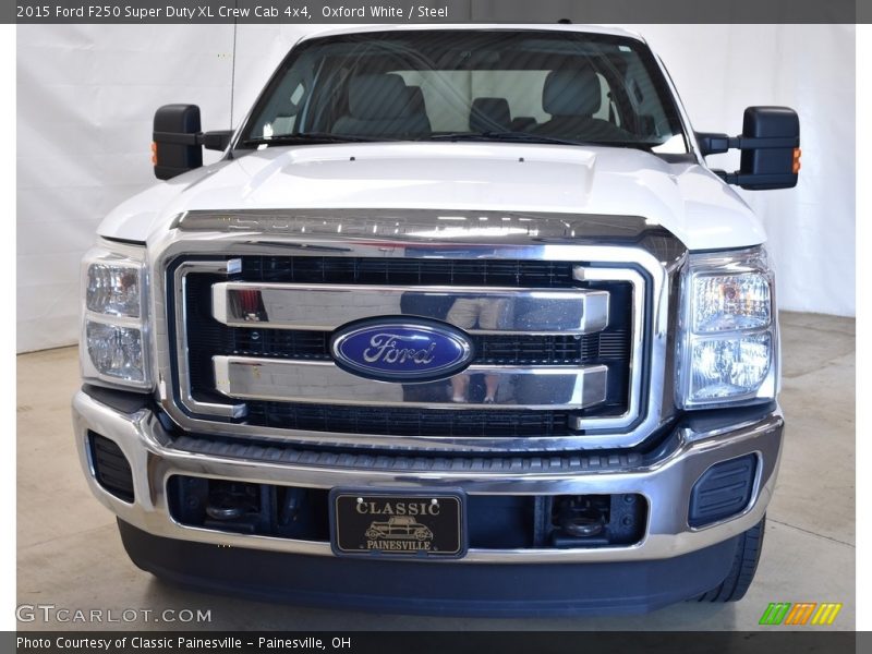Oxford White / Steel 2015 Ford F250 Super Duty XL Crew Cab 4x4