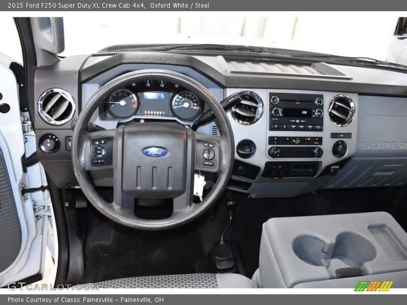 Oxford White / Steel 2015 Ford F250 Super Duty XL Crew Cab 4x4