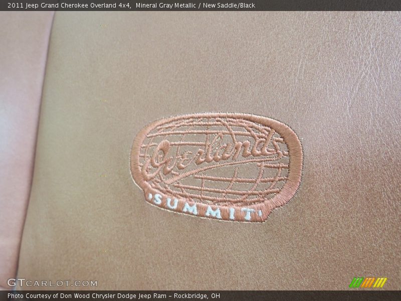 Mineral Gray Metallic / New Saddle/Black 2011 Jeep Grand Cherokee Overland 4x4