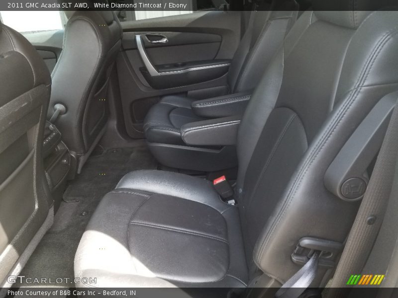 White Diamond Tintcoat / Ebony 2011 GMC Acadia SLT AWD