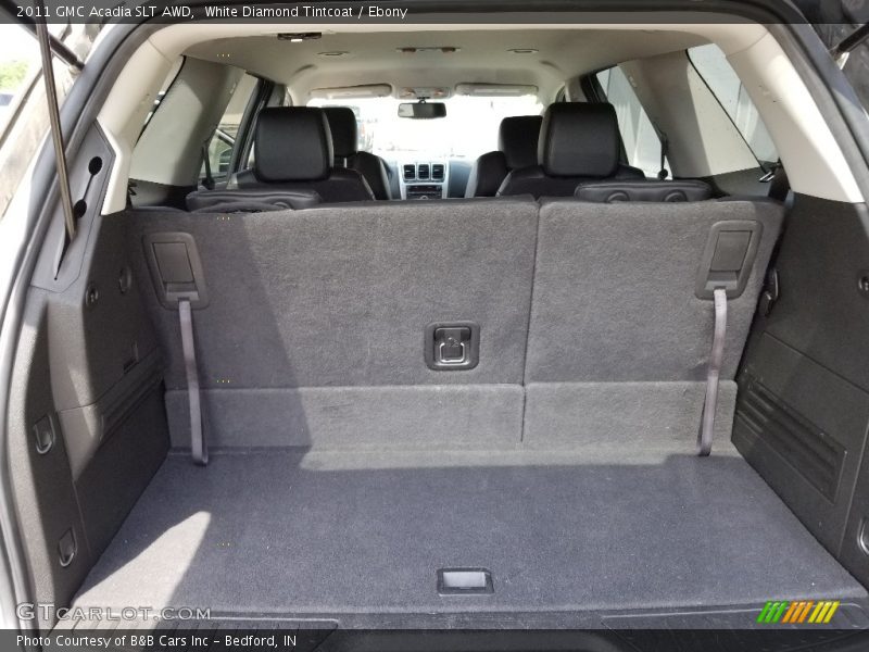 White Diamond Tintcoat / Ebony 2011 GMC Acadia SLT AWD