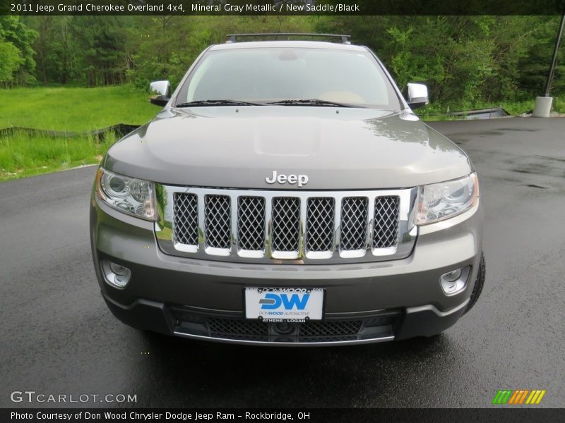 Mineral Gray Metallic / New Saddle/Black 2011 Jeep Grand Cherokee Overland 4x4