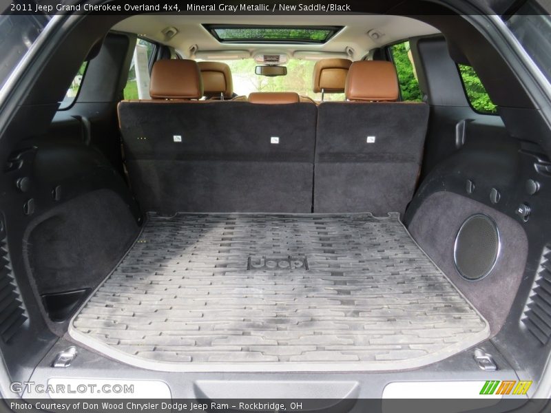 Mineral Gray Metallic / New Saddle/Black 2011 Jeep Grand Cherokee Overland 4x4