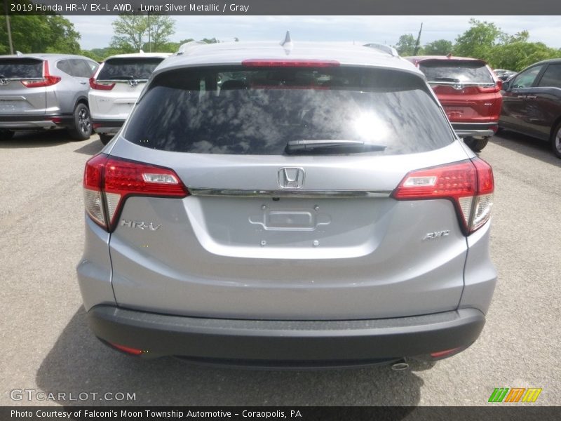 Lunar Silver Metallic / Gray 2019 Honda HR-V EX-L AWD
