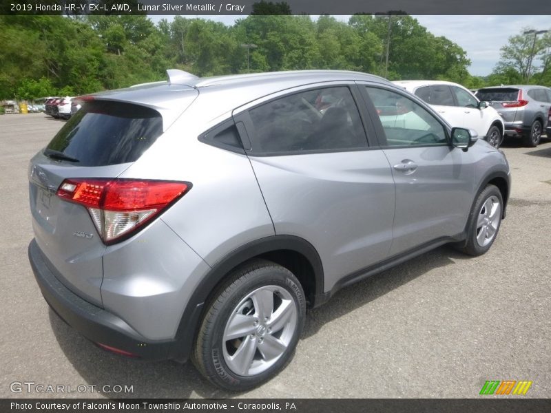 Lunar Silver Metallic / Gray 2019 Honda HR-V EX-L AWD