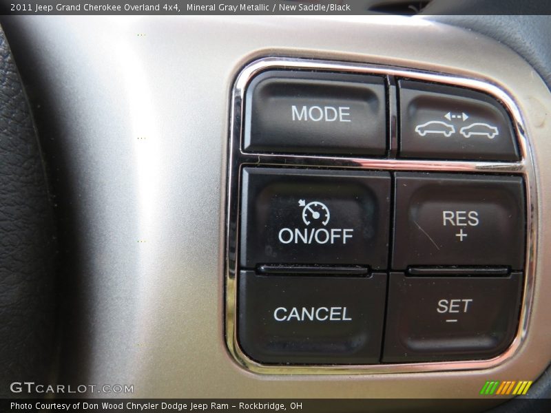 Mineral Gray Metallic / New Saddle/Black 2011 Jeep Grand Cherokee Overland 4x4