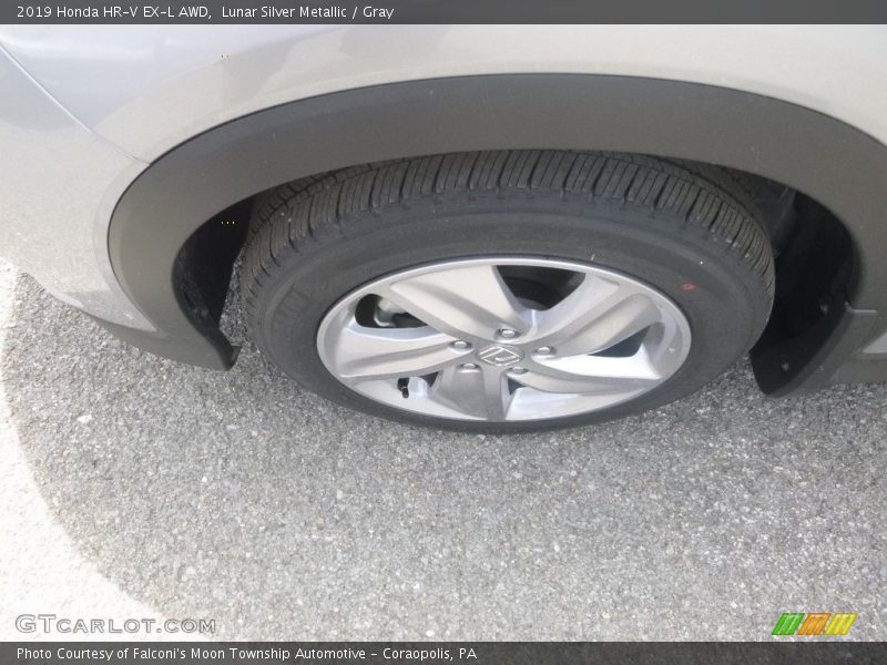 Lunar Silver Metallic / Gray 2019 Honda HR-V EX-L AWD