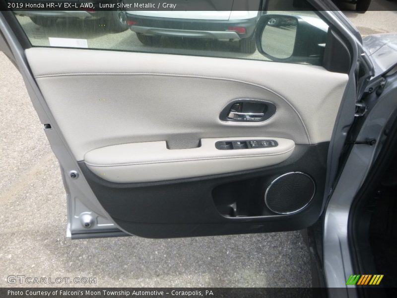 Lunar Silver Metallic / Gray 2019 Honda HR-V EX-L AWD