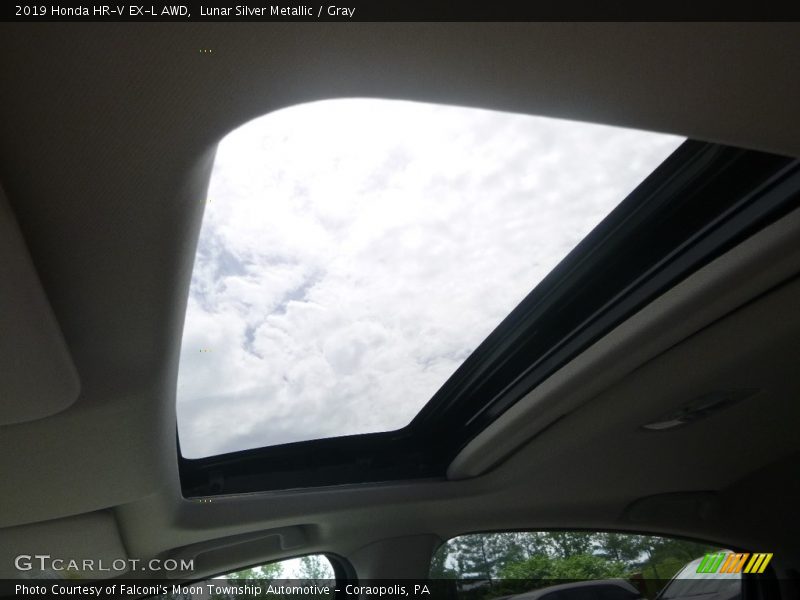 Lunar Silver Metallic / Gray 2019 Honda HR-V EX-L AWD