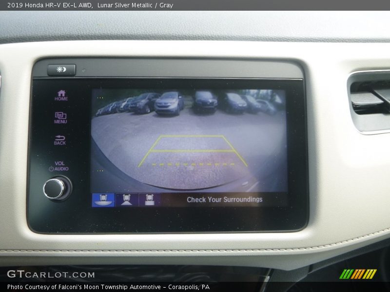 Lunar Silver Metallic / Gray 2019 Honda HR-V EX-L AWD