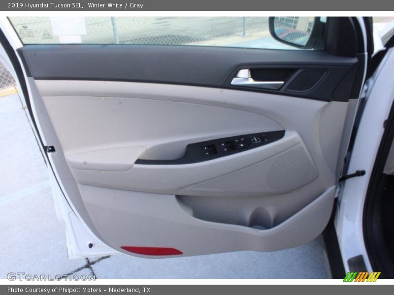 Winter White / Gray 2019 Hyundai Tucson SEL