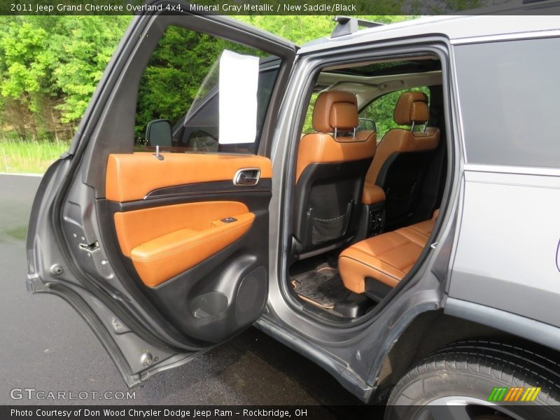 Mineral Gray Metallic / New Saddle/Black 2011 Jeep Grand Cherokee Overland 4x4