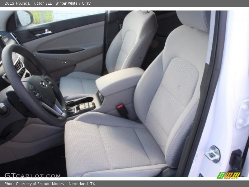 Winter White / Gray 2019 Hyundai Tucson SEL