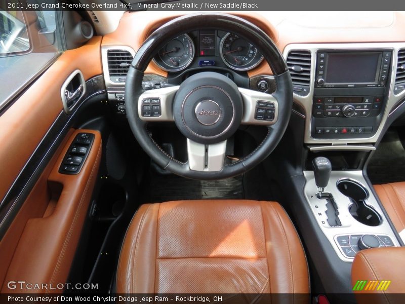 Mineral Gray Metallic / New Saddle/Black 2011 Jeep Grand Cherokee Overland 4x4