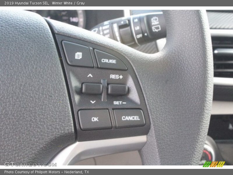 Winter White / Gray 2019 Hyundai Tucson SEL