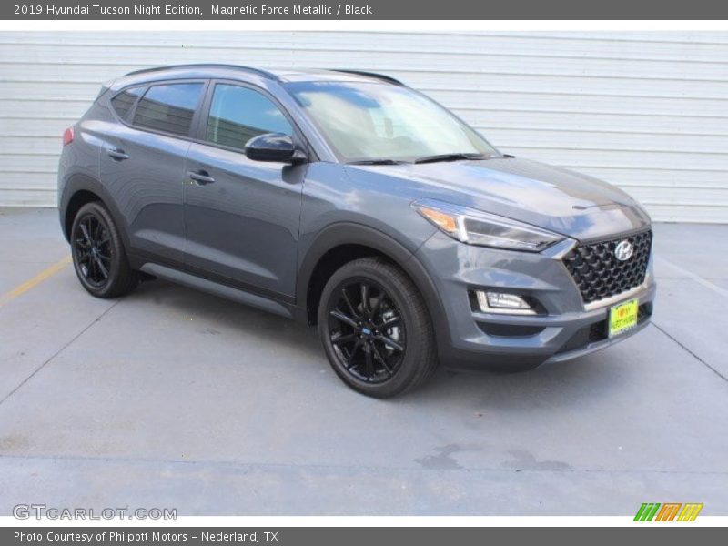 Magnetic Force Metallic / Black 2019 Hyundai Tucson Night Edition