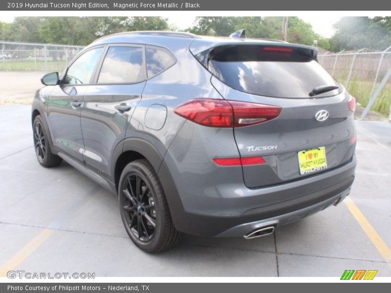 Magnetic Force Metallic / Black 2019 Hyundai Tucson Night Edition