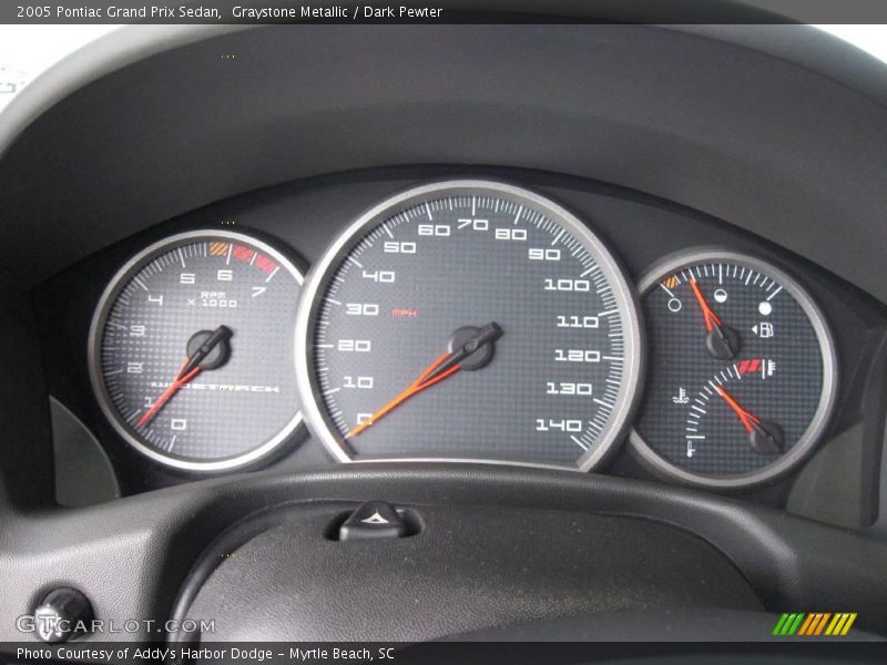 Graystone Metallic / Dark Pewter 2005 Pontiac Grand Prix Sedan