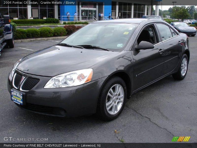 Granite Metallic / Ebony 2006 Pontiac G6 Sedan