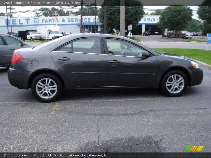 Granite Metallic / Ebony 2006 Pontiac G6 Sedan