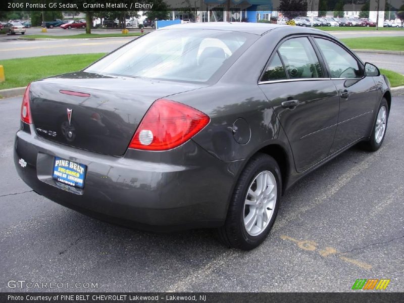 Granite Metallic / Ebony 2006 Pontiac G6 Sedan