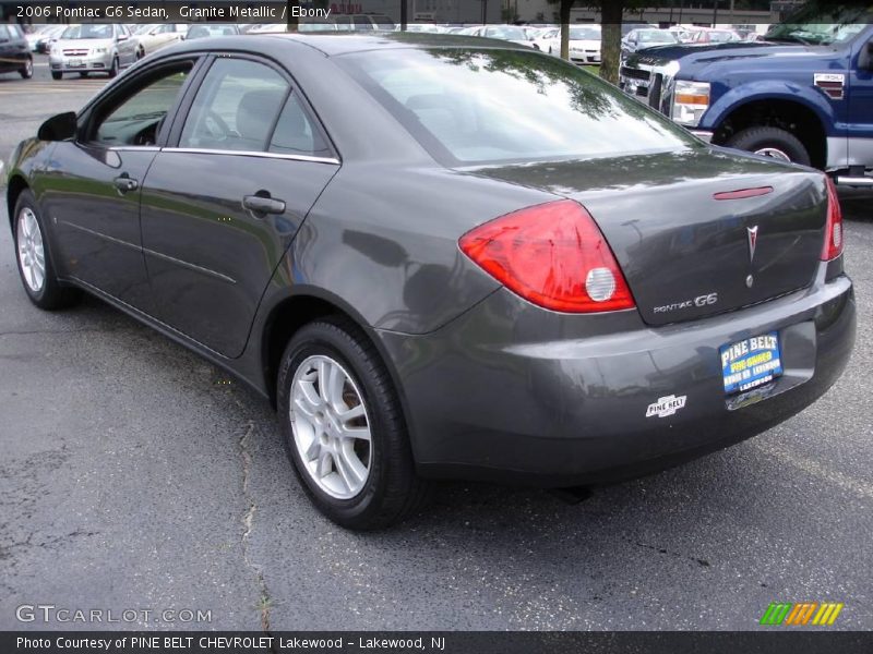 Granite Metallic / Ebony 2006 Pontiac G6 Sedan