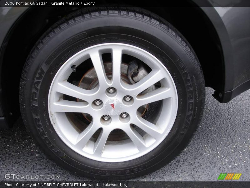 Granite Metallic / Ebony 2006 Pontiac G6 Sedan