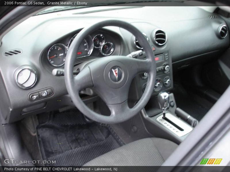 Granite Metallic / Ebony 2006 Pontiac G6 Sedan