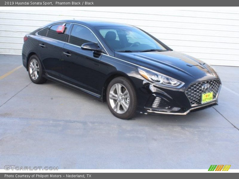 Phantom Black / Black 2019 Hyundai Sonata Sport