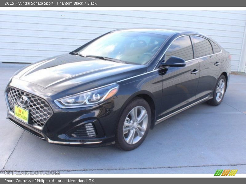 Phantom Black / Black 2019 Hyundai Sonata Sport