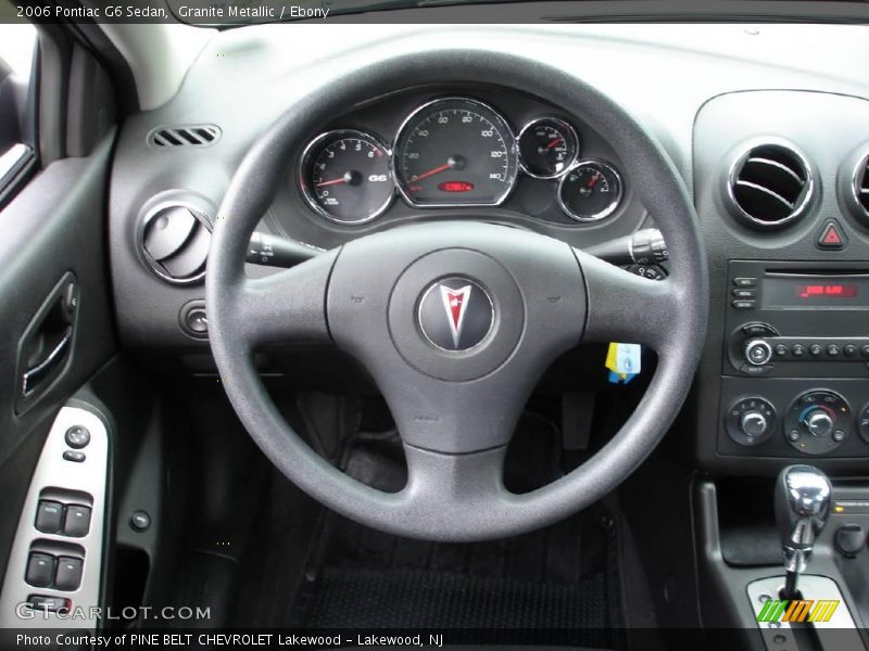 Granite Metallic / Ebony 2006 Pontiac G6 Sedan