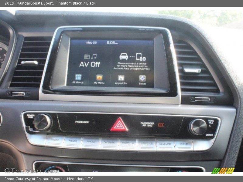 Phantom Black / Black 2019 Hyundai Sonata Sport