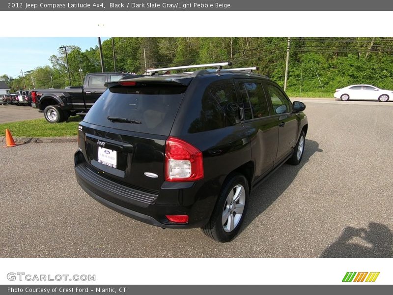 Black / Dark Slate Gray/Light Pebble Beige 2012 Jeep Compass Latitude 4x4