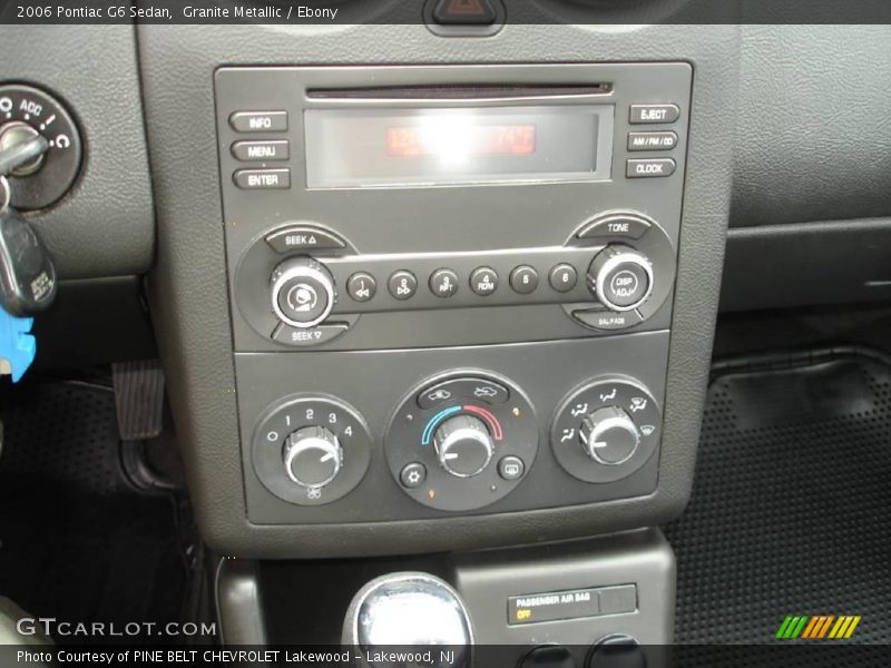 Granite Metallic / Ebony 2006 Pontiac G6 Sedan