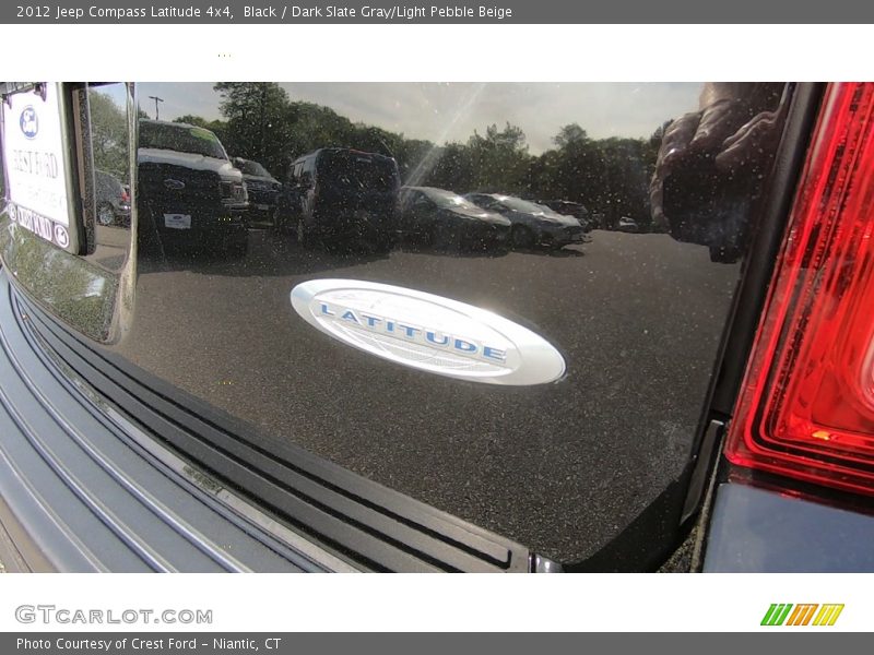 Black / Dark Slate Gray/Light Pebble Beige 2012 Jeep Compass Latitude 4x4