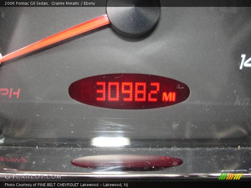 Granite Metallic / Ebony 2006 Pontiac G6 Sedan