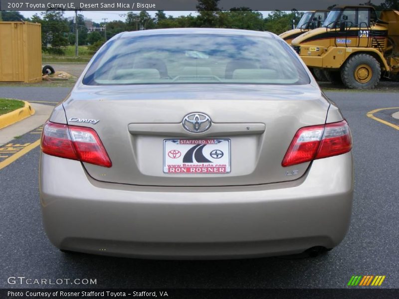 Desert Sand Mica / Bisque 2007 Toyota Camry LE