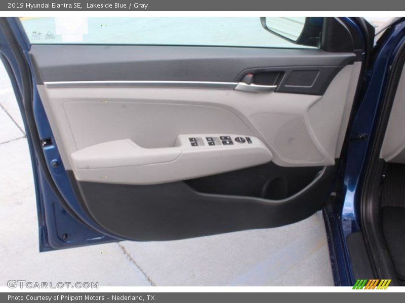 Lakeside Blue / Gray 2019 Hyundai Elantra SE