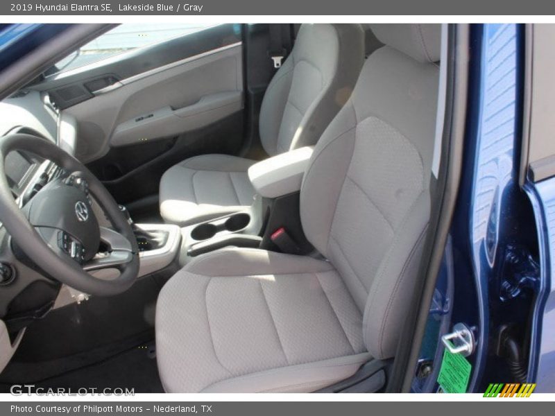 Lakeside Blue / Gray 2019 Hyundai Elantra SE