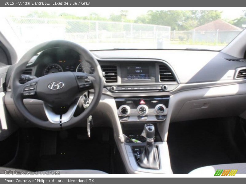 Lakeside Blue / Gray 2019 Hyundai Elantra SE