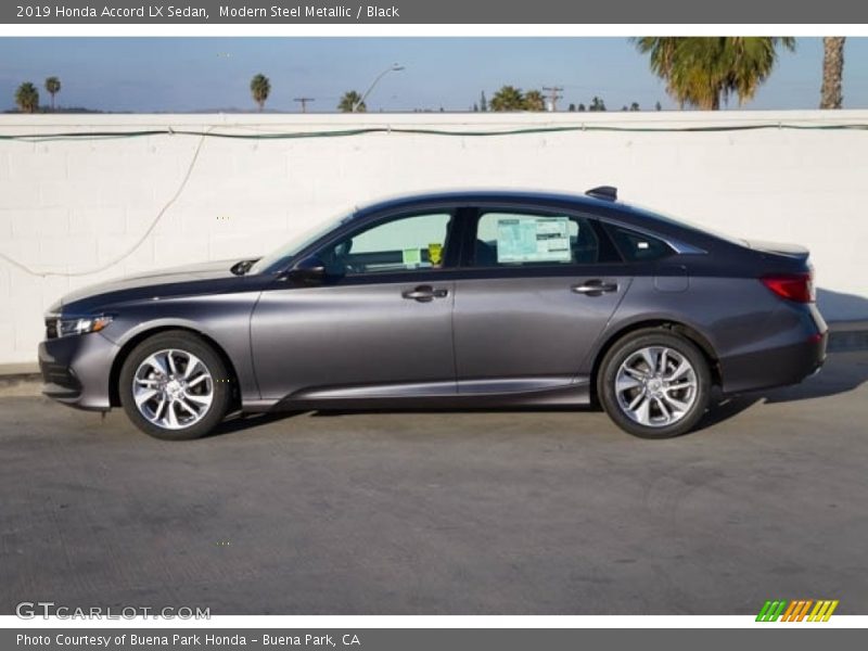 Modern Steel Metallic / Black 2019 Honda Accord LX Sedan