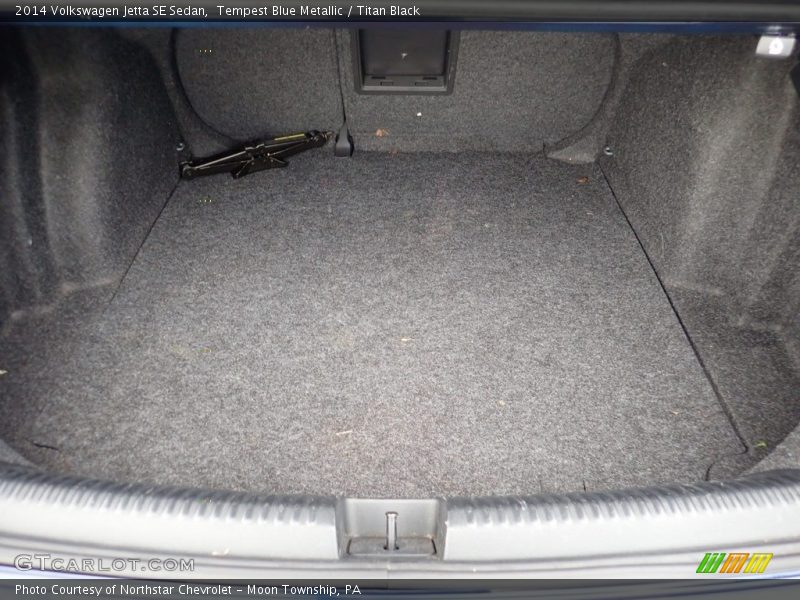 Tempest Blue Metallic / Titan Black 2014 Volkswagen Jetta SE Sedan