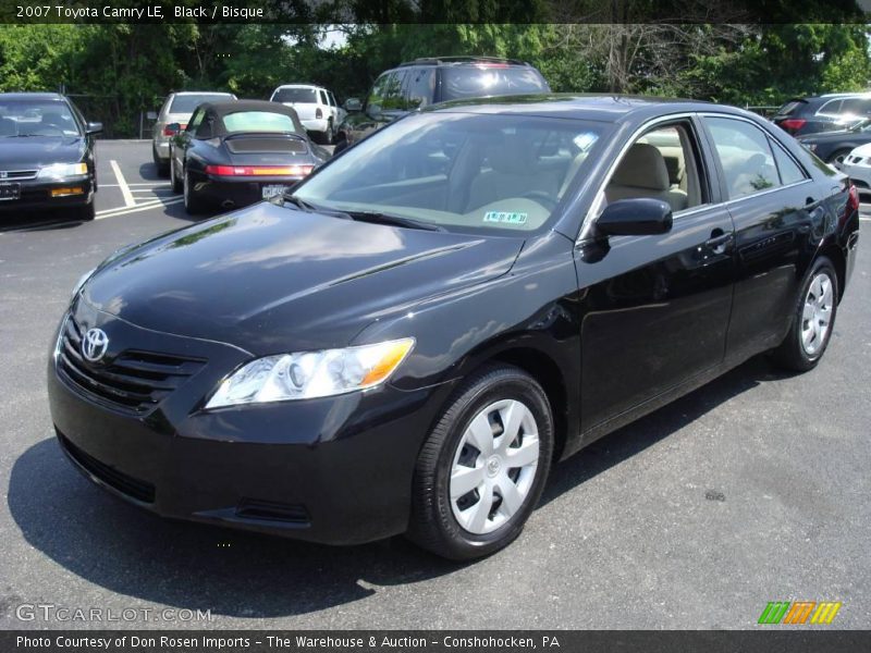 Black / Bisque 2007 Toyota Camry LE