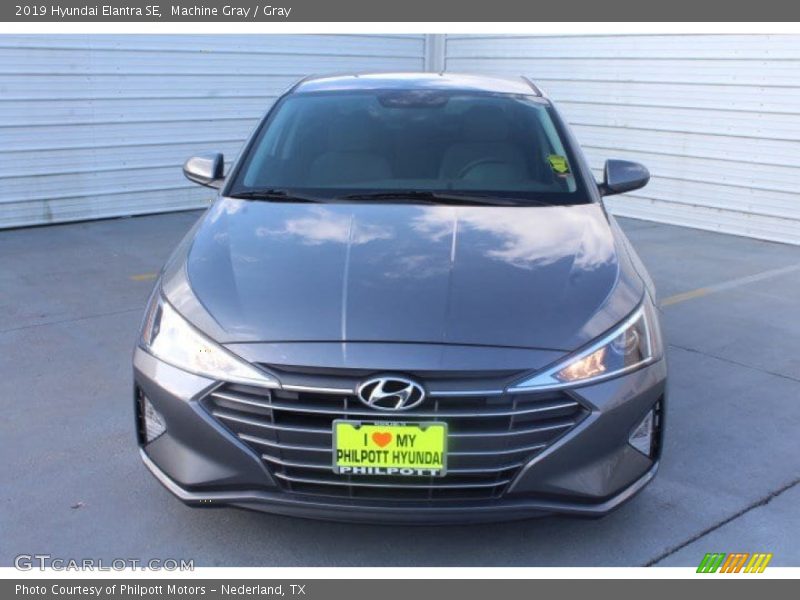 Machine Gray / Gray 2019 Hyundai Elantra SE