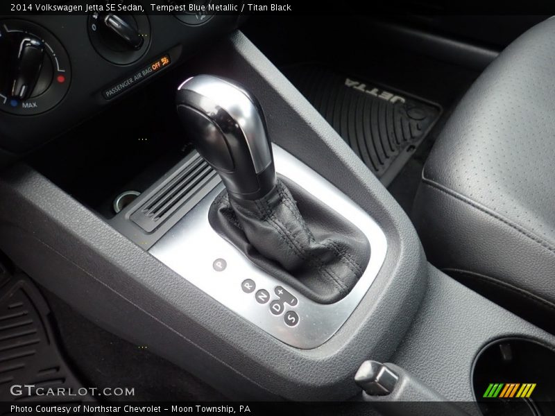 Tempest Blue Metallic / Titan Black 2014 Volkswagen Jetta SE Sedan