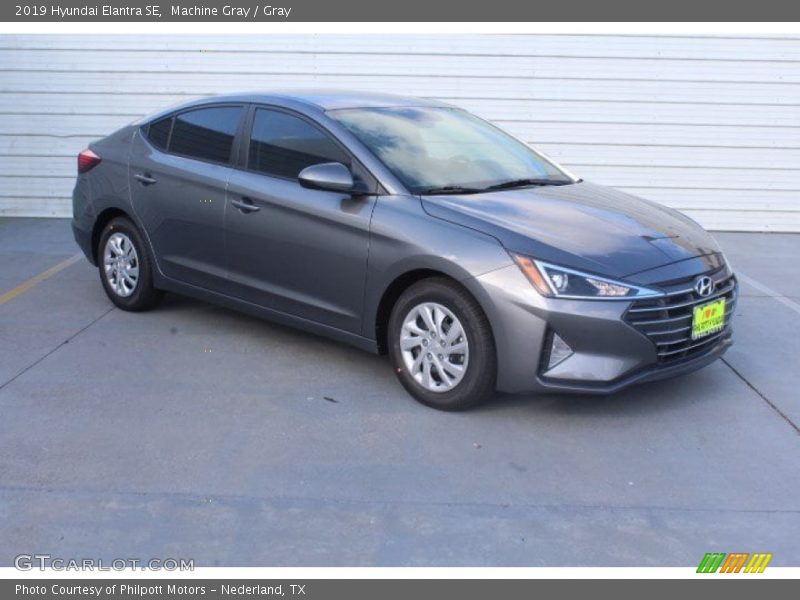 Machine Gray / Gray 2019 Hyundai Elantra SE